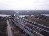 мост через днепр с грузовыми авто
