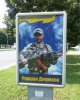 Солдат на ситилайте в Запорожье