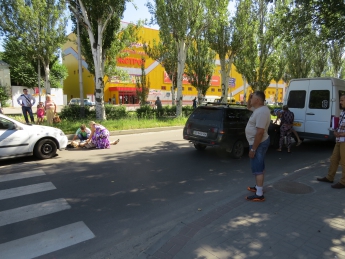 дтп в Мелитополе с девушкой дтп в Мелитополе с девушкой