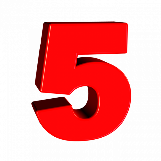 5 цифра 5 цифра