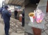 Фекалии, которыми пытались облить Луценко в Запорожье