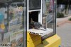 Киоск КП Пресса в Запорожье с голубем
