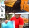 Камаз задержанный полицей в Запорожье