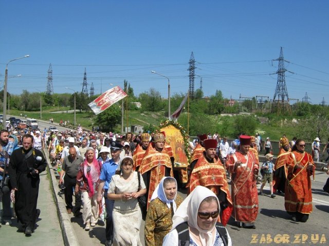 крестный ход в запорожье