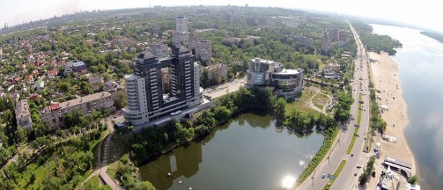 Набережная в Запорожье Набережная в Запорожье