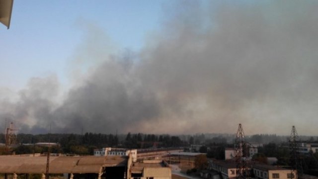 Пожар в Шевченковском районе Запорожья Пожар в Шевченковском районе Запорожья