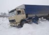 фура в сугробе