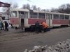 Трамвай сошел с рельс в Запорожье
