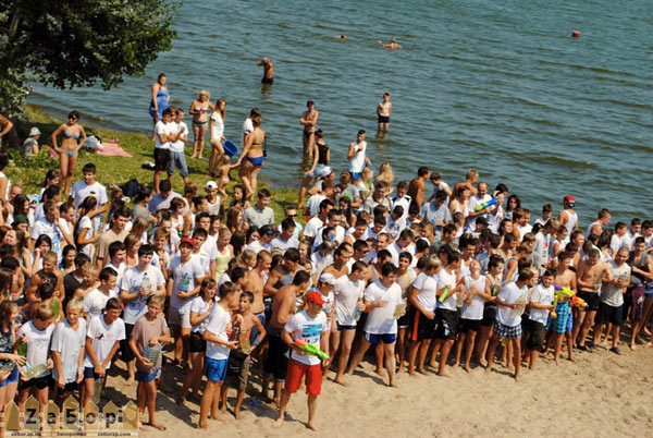 Водная битва в Запорожье Водная битва в Запорожье